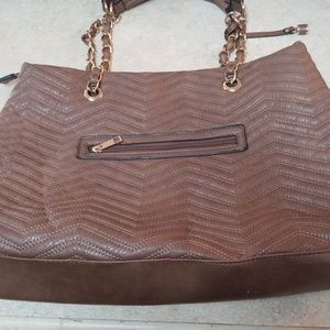 Large taupe tote